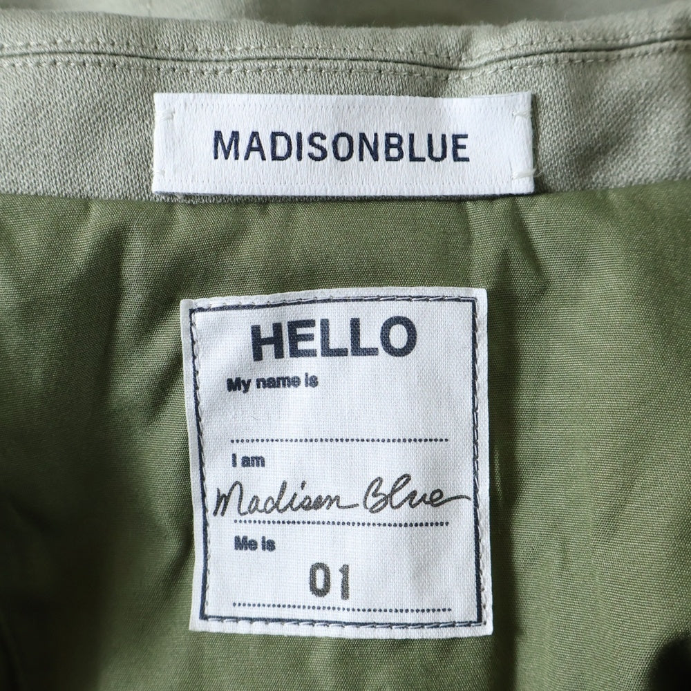 MADISONBLUE(マディソンブルー) BERKLEE S3B BLAZER MB999-1706 ブレザー テーラードジャケット カーキ