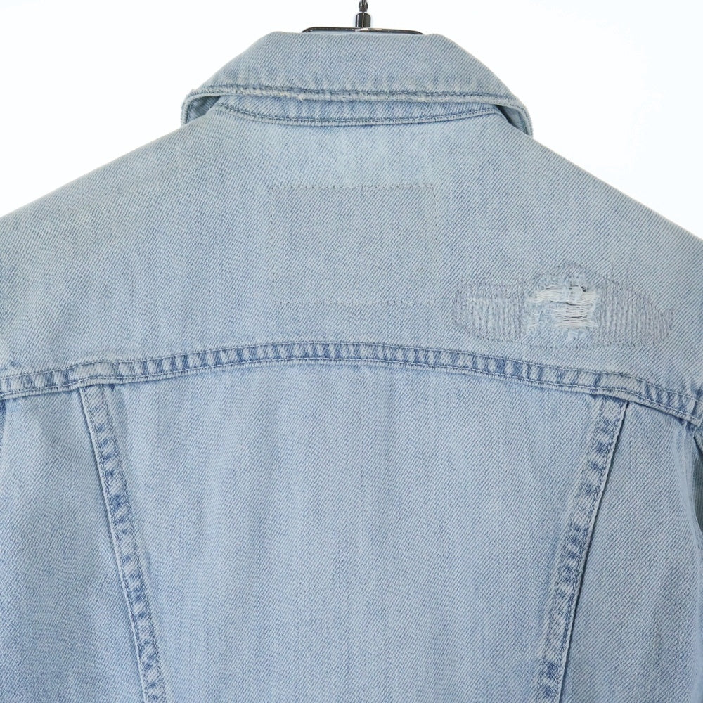 ADRIANO GOLDSCHMIED(アドリアーノゴールドシュミット) ダメージ デニムジャケット インディゴ レディース AG-23128