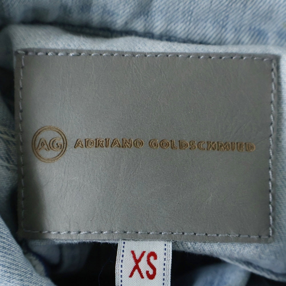 ADRIANO GOLDSCHMIED(アドリアーノゴールドシュミット) ダメージ デニムジャケット インディゴ レディース AG-23128