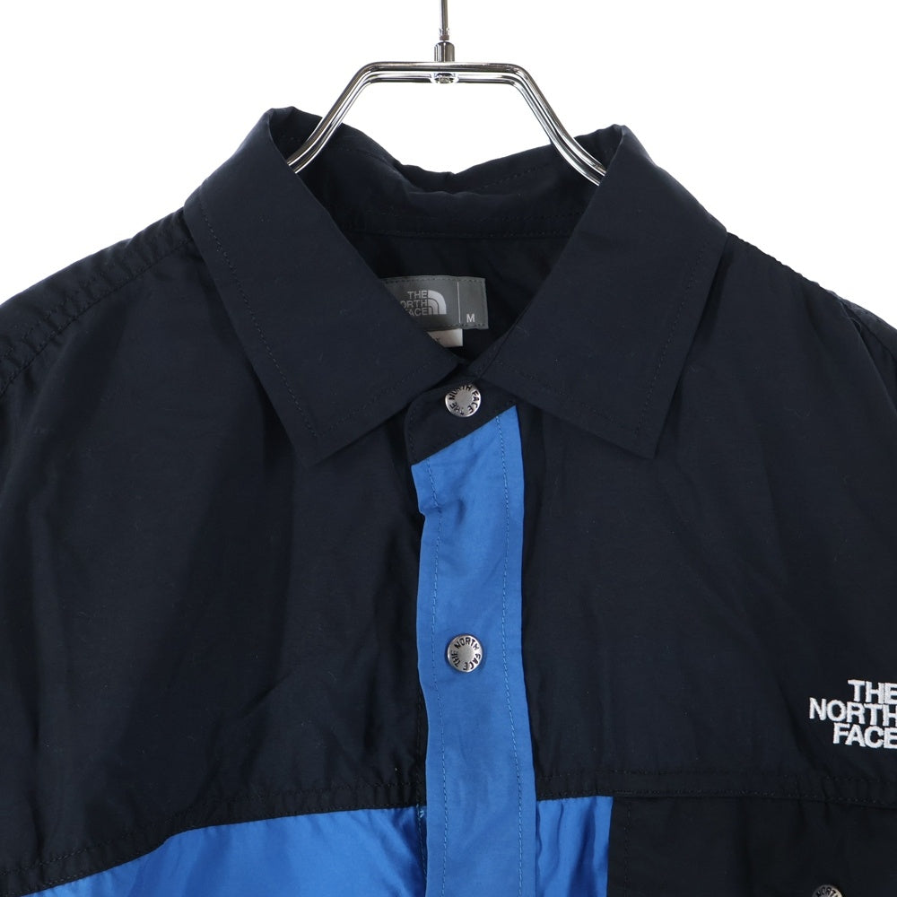 THE NORTH FACE(ザノースフェイス) L/S Nuptse Shirt NR11961 ナイロン 長袖シャツ ブルー