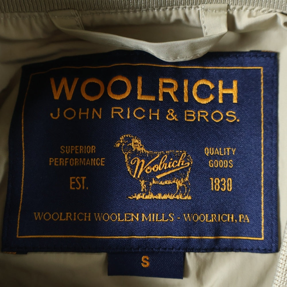 WOOLRICH(ウールリッチ) ポリエステル ジップアップ ブルゾン ベージュ レディース 1701161