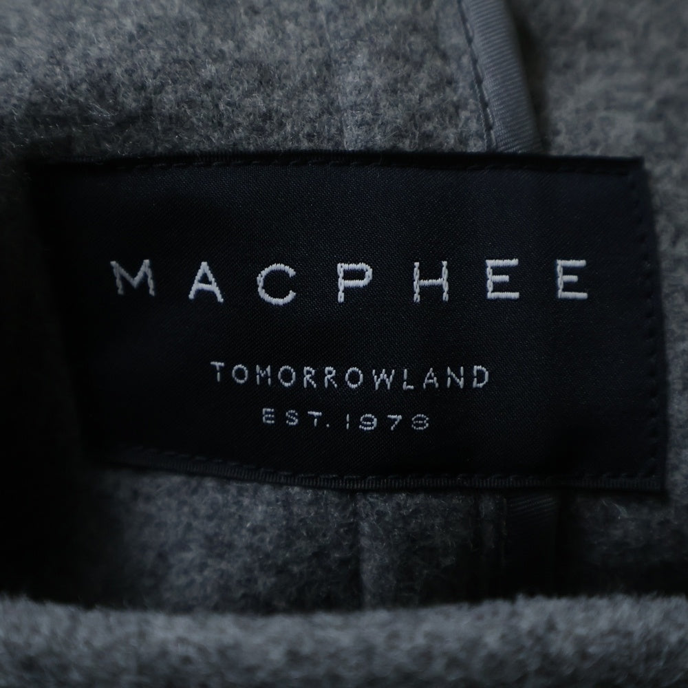 MACPHEE(マカフィ) ウール ダッフルコート グレー レディース 12-08-74-08201
