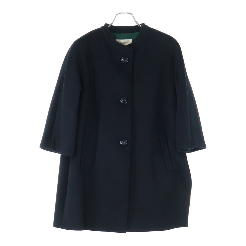 TOMORROWLAND(トゥモローランド) BALLSEY ウール ノーカラーコート ブラック レディース 11-08-15-08403