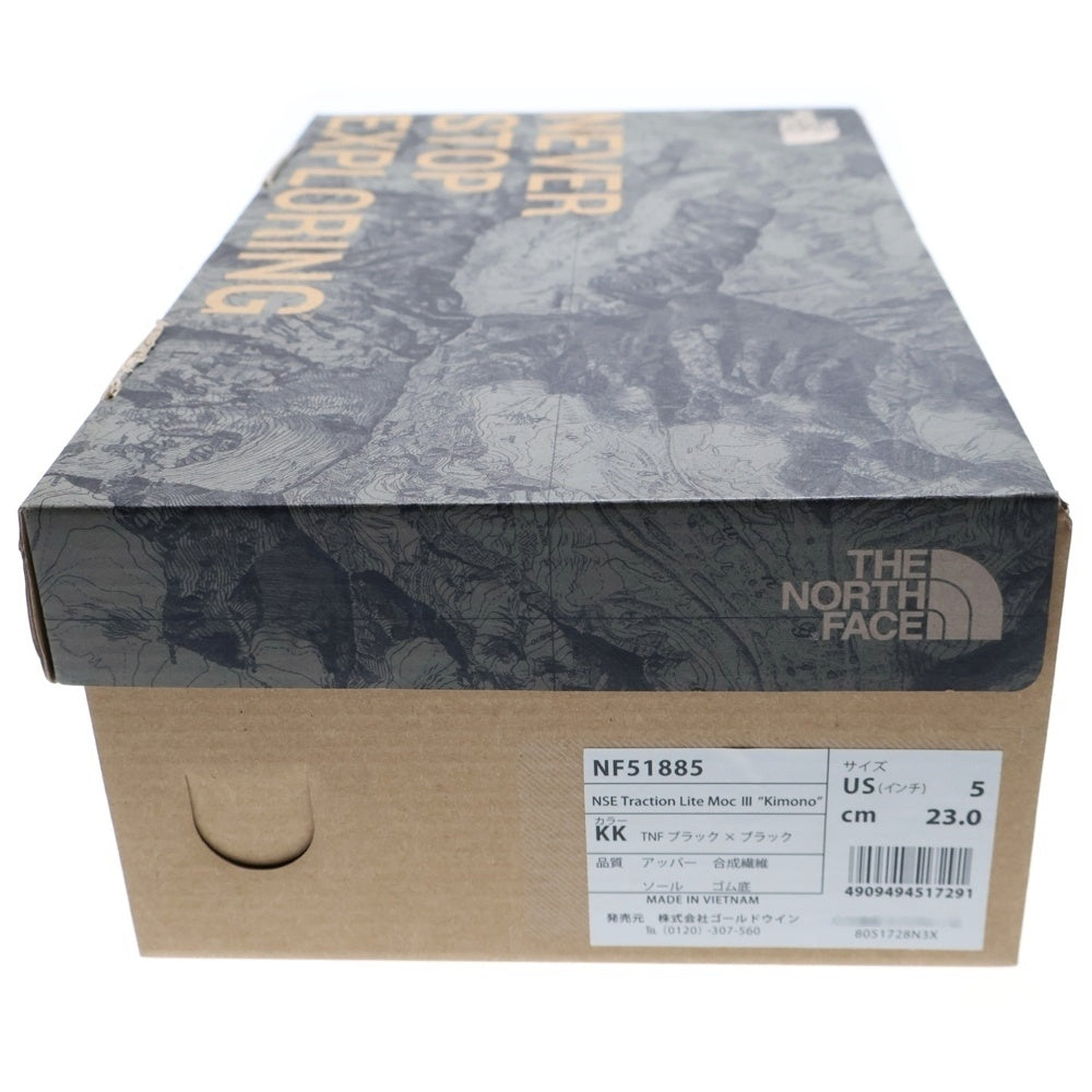 THE NORTH FACE(ザノースフェイス) Nupse Traction Lite Moc 3 kimono NF51885 ローカットシューズ ブラック レディース US5/23.0cm