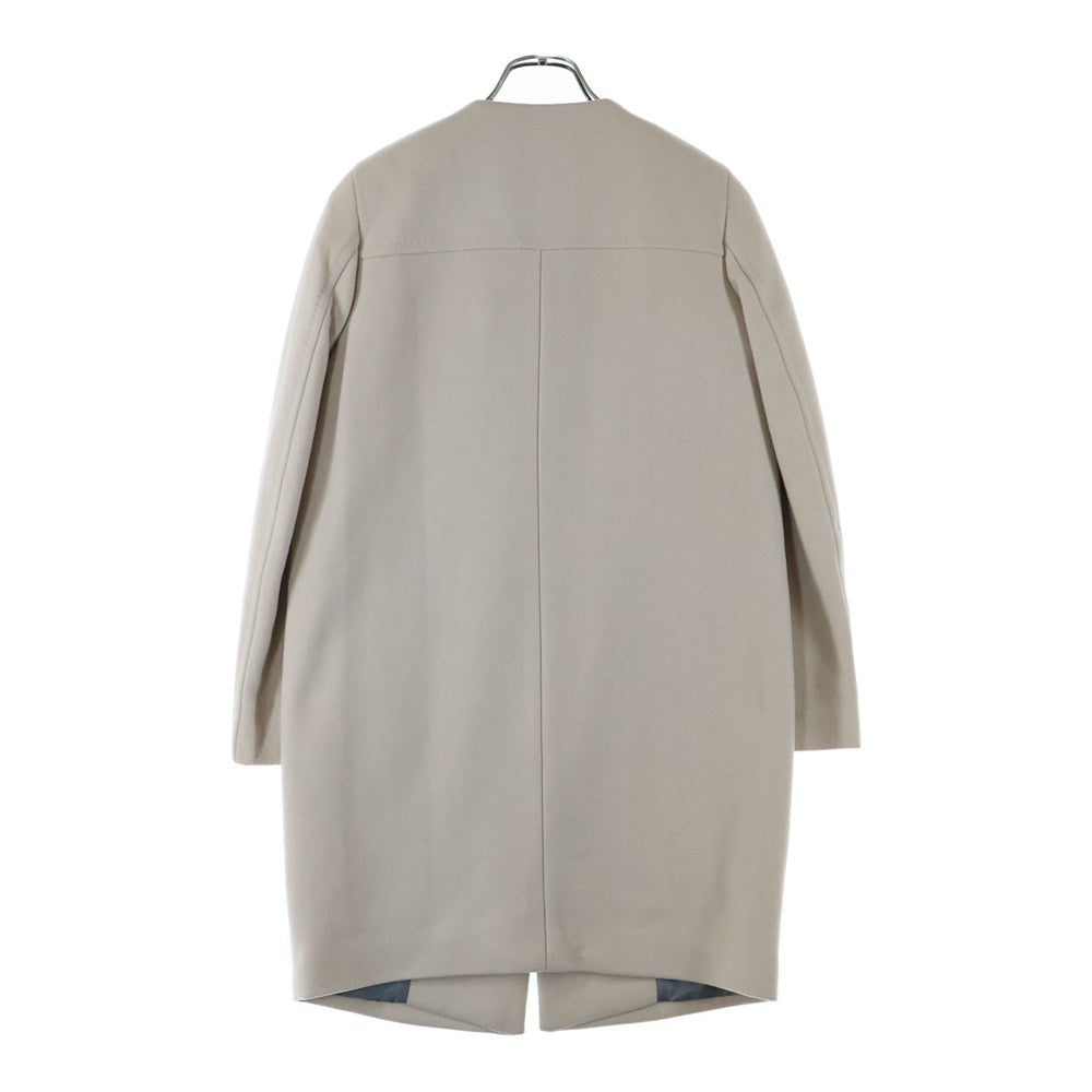 TOMORROWLAND(トゥモローランド) ウール ノーカラーコート ベージュ レディース 13-08-45-08303