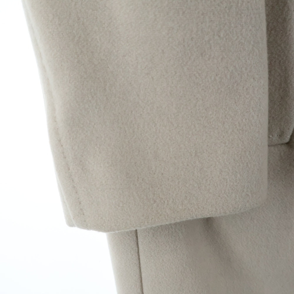 TOMORROWLAND(トゥモローランド) ウール ノーカラーコート ベージュ レディース 13-08-45-08303