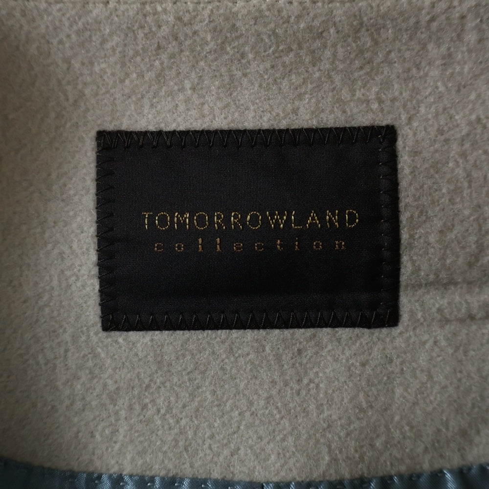 TOMORROWLAND(トゥモローランド) ウール ノーカラーコート ベージュ レディース 13-08-45-08303