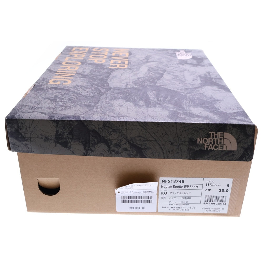 THE NORTH FACE(ザノースフェイス) BEAMS別注 Nuptse Bootie WP Short NF51874B ヌプシブーティ ショート ブーツ ブラック レディース US5/23.0cm