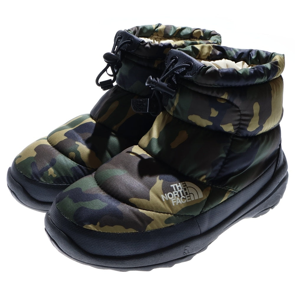 THE NORTH FACE(ザノースフェイス) Nuptse Bootie V Short NF51484 ヌプシブーティー ショートブーツ ブラック レディース US5/23.0cm