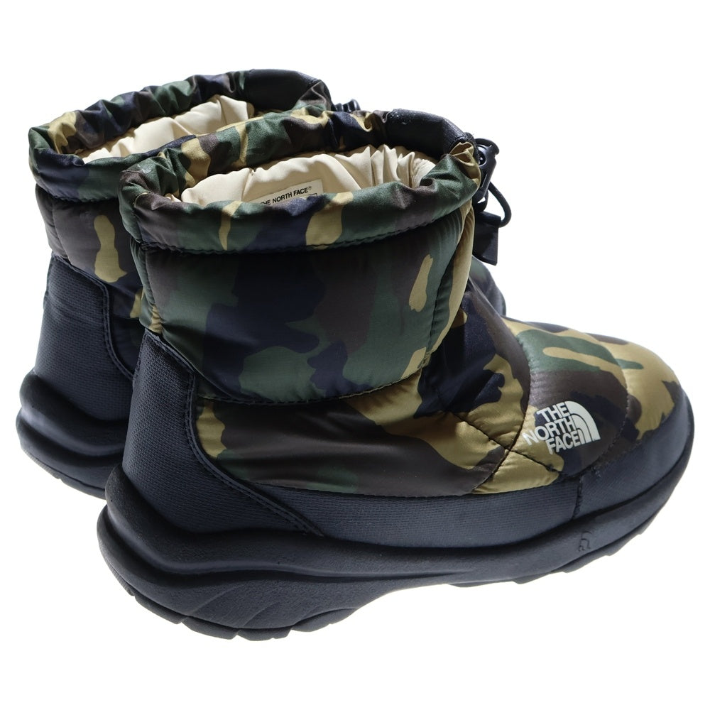 THE NORTH FACE(ザノースフェイス) Nuptse Bootie V Short NF51484 ヌプシブーティー ショートブーツ ブラック レディース US5/23.0cm