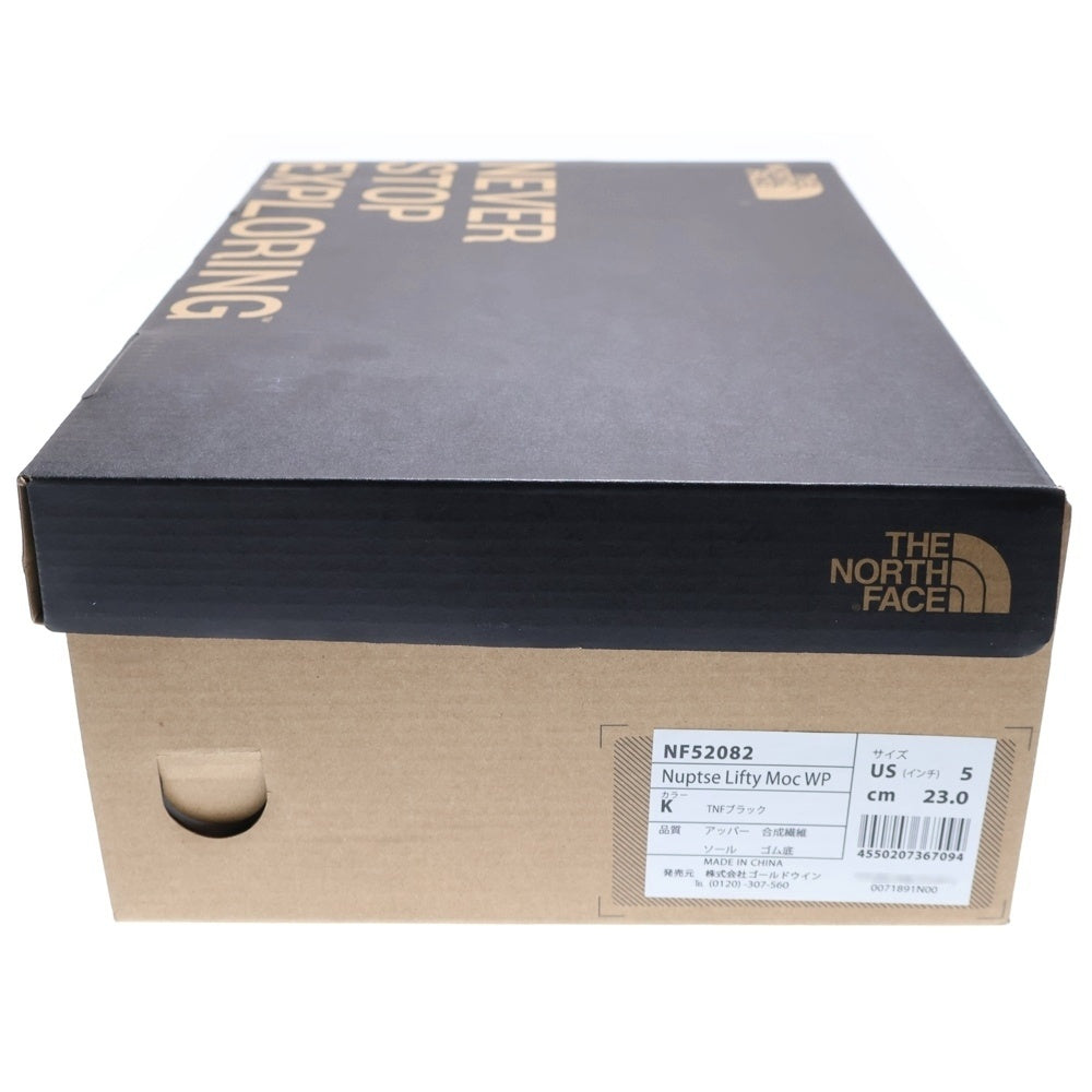 THE NORTH FACE(ザノースフェイス) Nuptse Lifty Moc WP NF52082 ローカットシューズ ブラック レディース US5/23.0cm