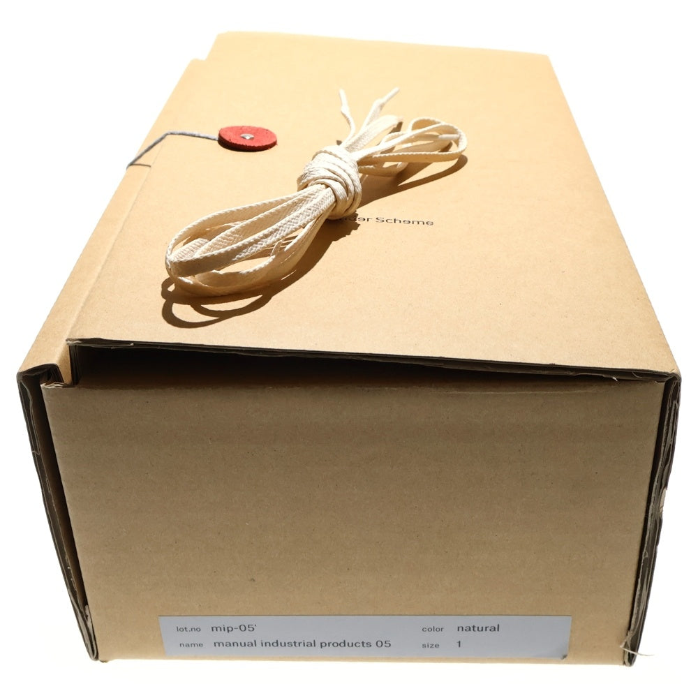 Hender Scheme(エンダースキーマ) mip-05 manual industrial products ジャーマントレーナー レザー ローカットスニーカー ナチュラル レディース