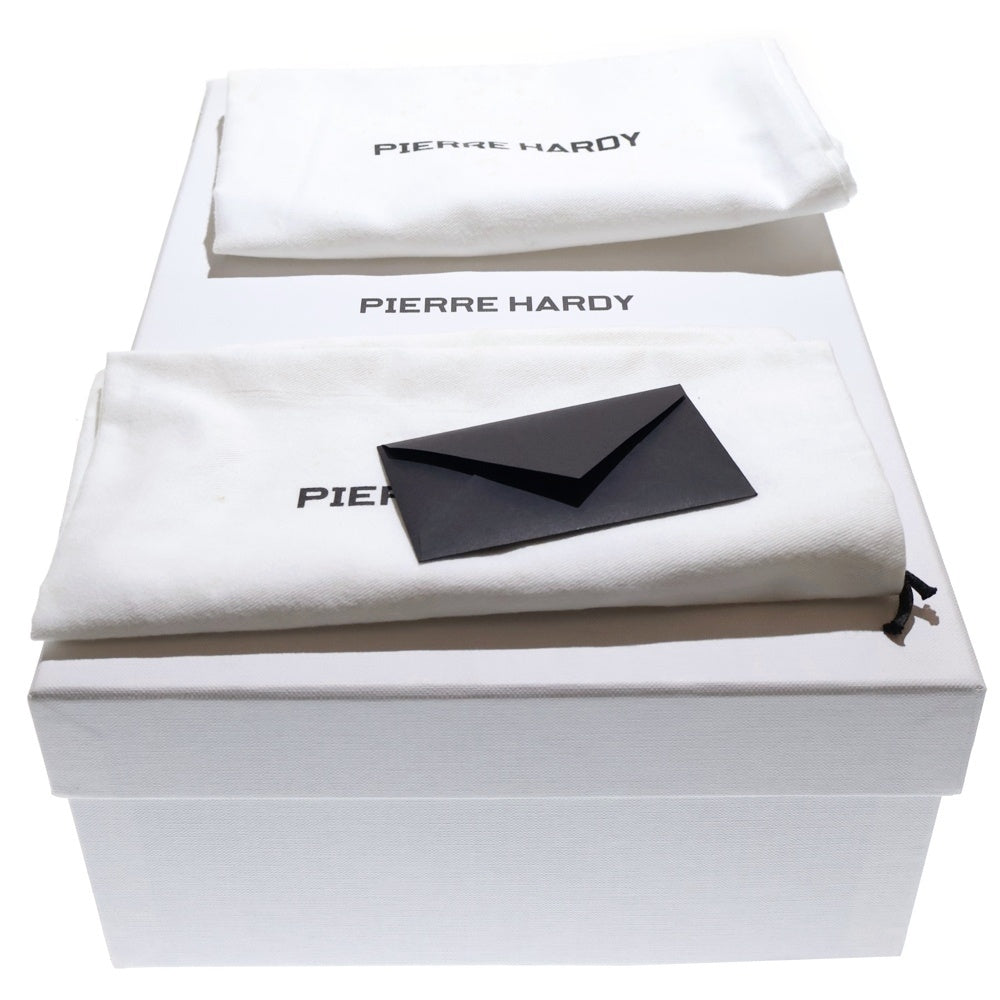 PIERRE HARDY(ピエールアルディ) キャンバス ローカットスニーカー ブラック/ホワイト レディース VS02