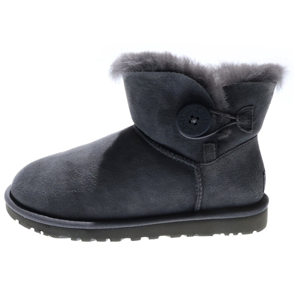 UGG(アグ) ボタン ショート ムートンブーツ グレー レディース 3352 US5/22.0cm