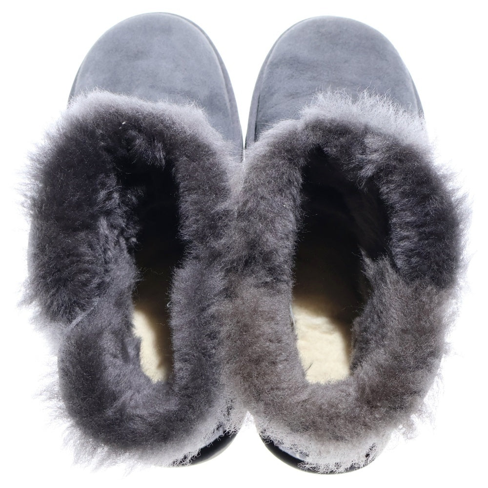 UGG(アグ) ボタン ショート ムートンブーツ グレー レディース 3352 US5/22.0cm