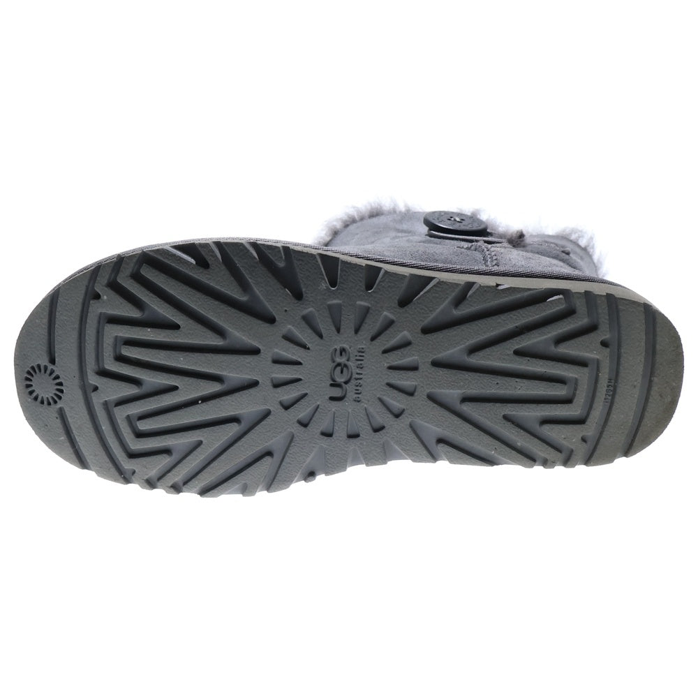 UGG(アグ) ボタン ショート ムートンブーツ グレー レディース 3352 US5/22.0cm