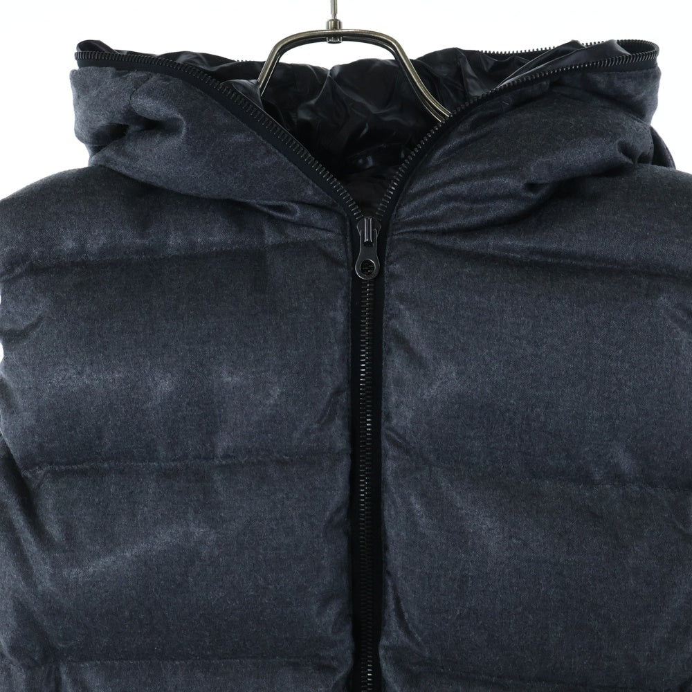 DUVETICA(デュベティカ) ウール ジップアップ ダウンベスト グレー レディース D.911.00/1087