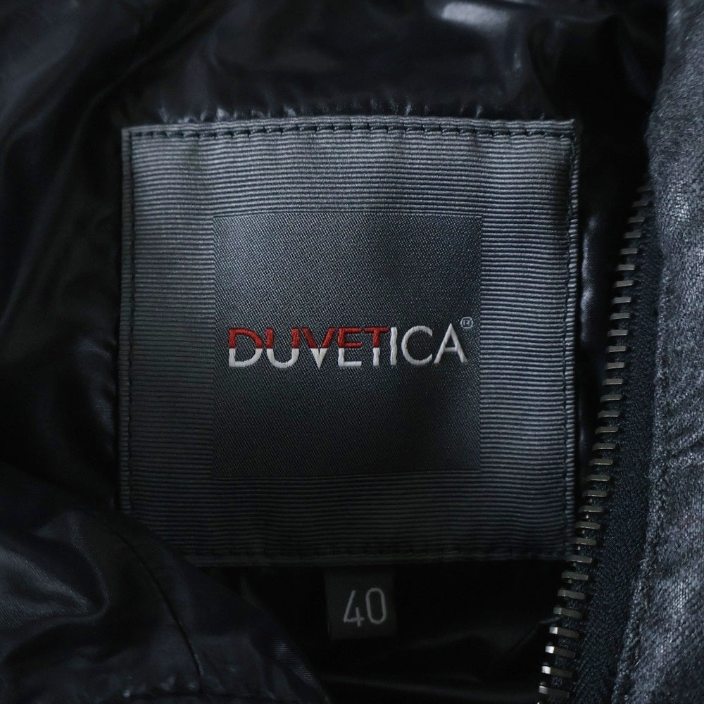 DUVETICA(デュベティカ) ウール ジップアップ ダウンベスト グレー レディース D.911.00/1087