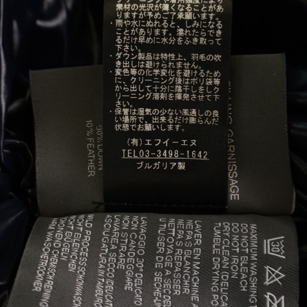 DUVETICA(デュベティカ) ナイロン ジップアップ ダウンベスト ネイビー レディース D.032.03/1035.R