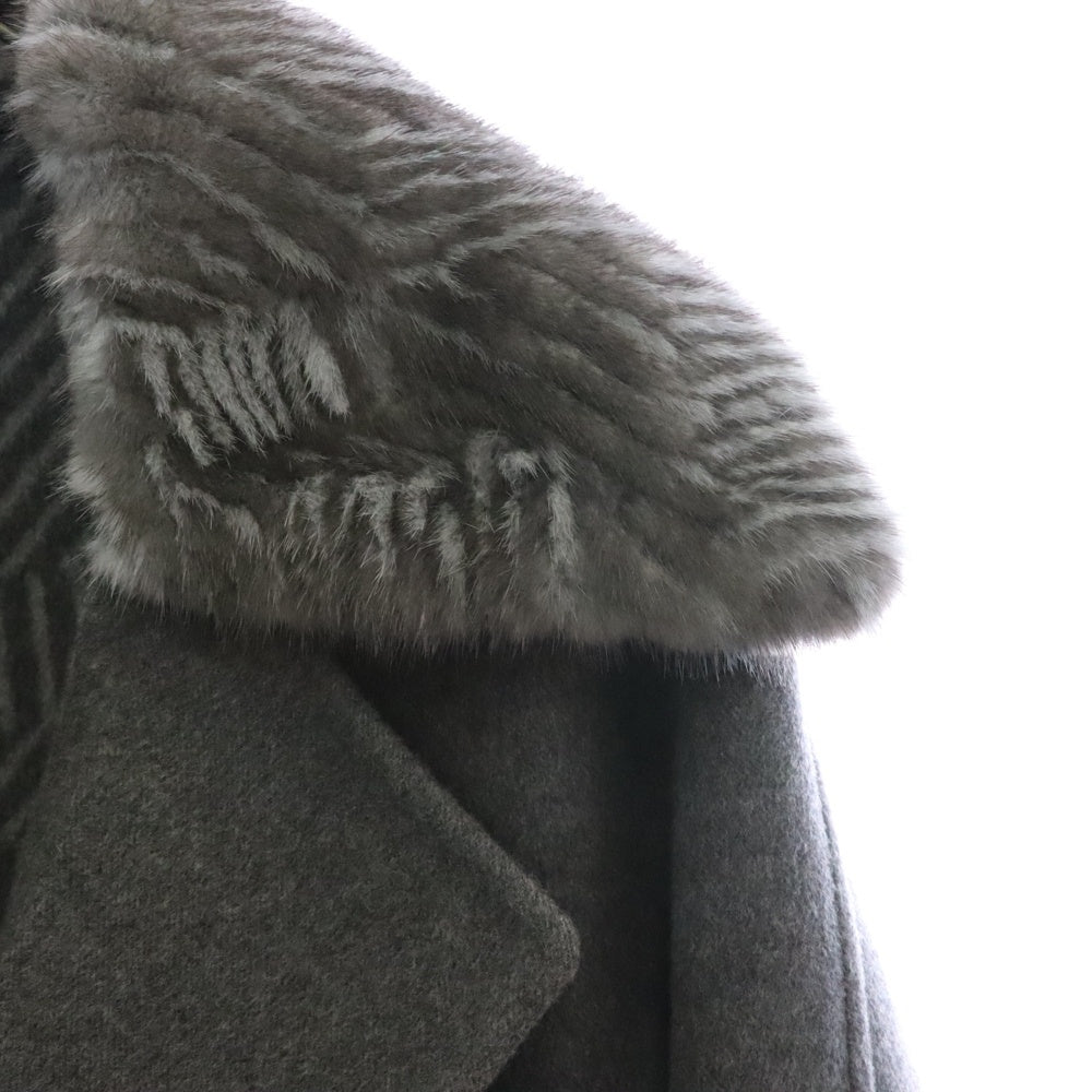 FENDI(フェンディ) ミンクファーウールコート FF0769-23-2072 レディース グレー