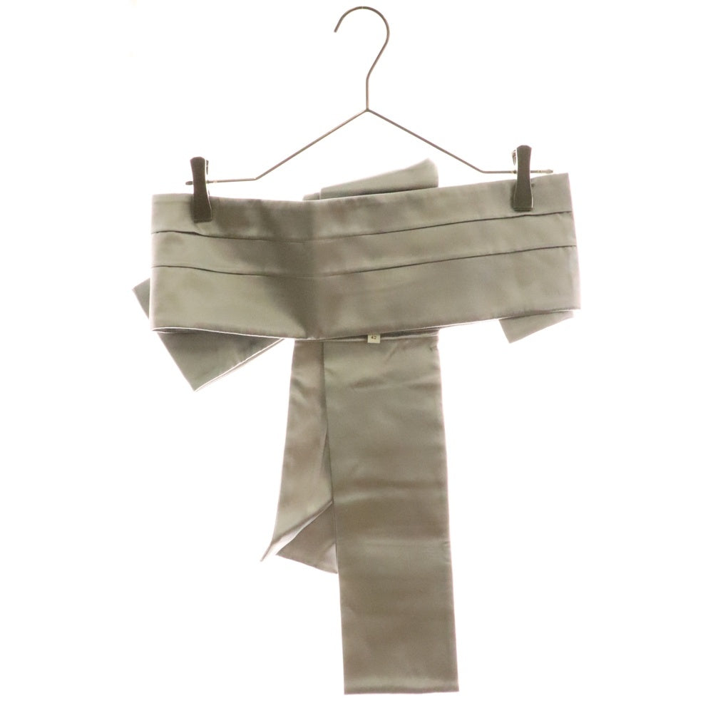 FENDI(フェンディ) ノーカラーロングスリットコートジャケット グレー レディース