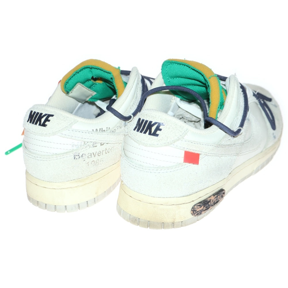 NIKE(ナイキ) ×OFF-WHITE DUNK LOW LOT20 DJ0950-115 オフホワイト ダンク ローカットスニーカー グレー US9.5/27.5cm
