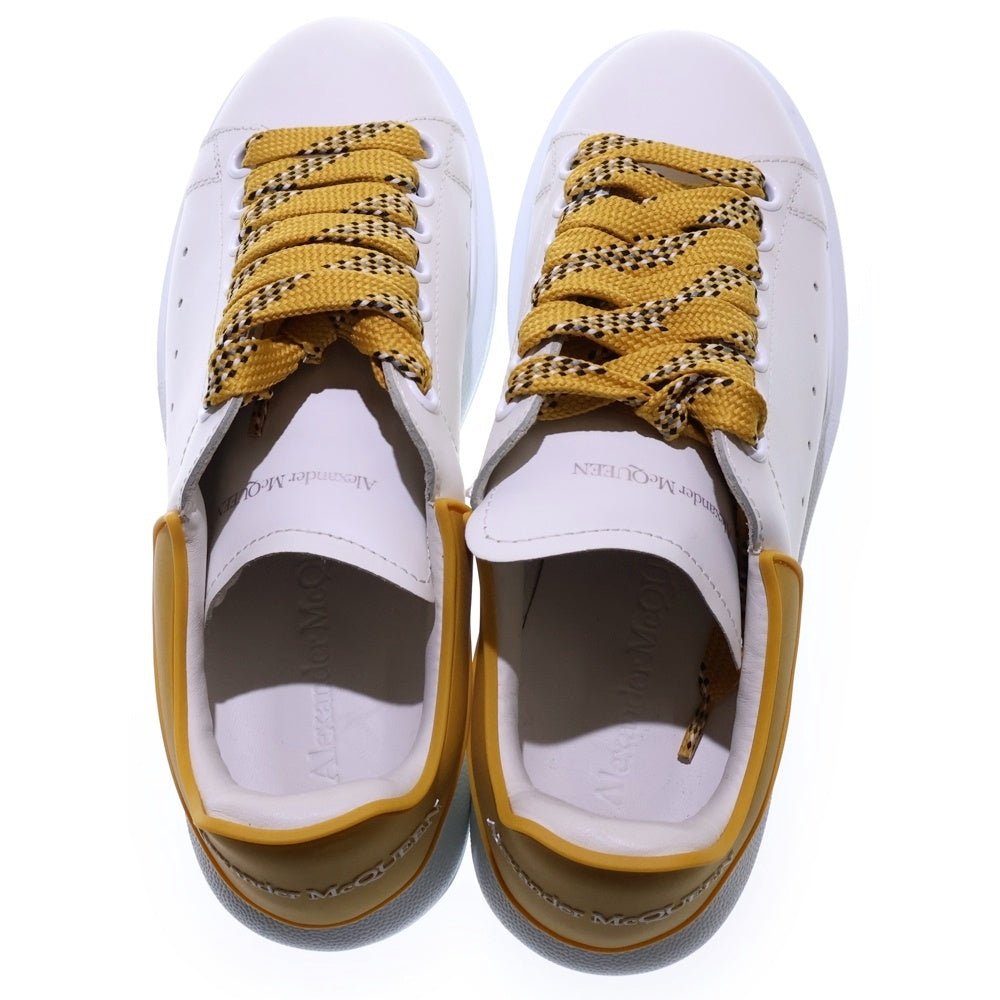 Alexander McQueen(アレキサンダーマックイーン) ローカットスニーカー 621056 イエロー/ホワイト 35 レディース