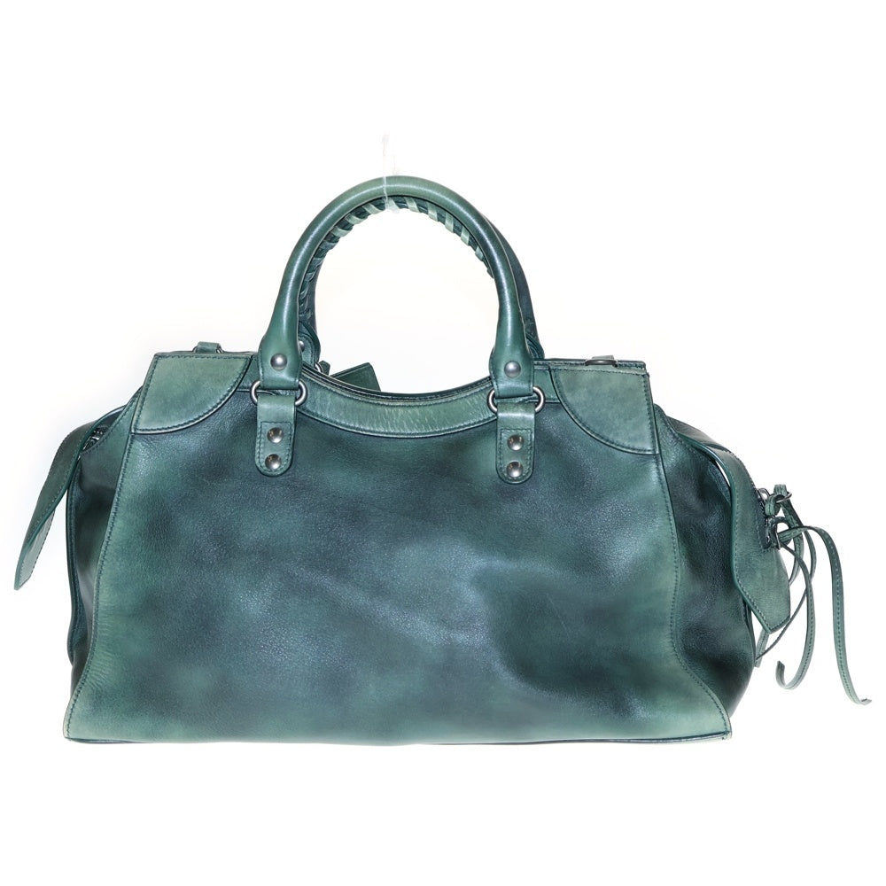 BALENCIAGA(バレンシアガ) ネオクラシック シティ レザー 2WAYハンドバッグ グリーン 638470