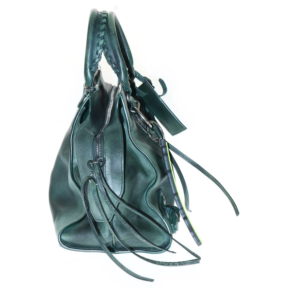 BALENCIAGA(バレンシアガ) ネオクラシック シティ レザー 2WAYハンドバッグ グリーン 638470