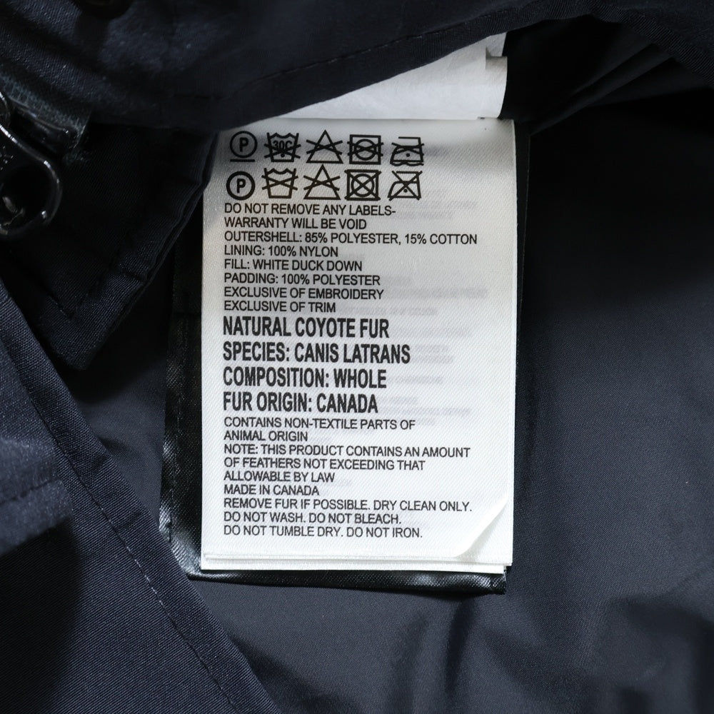 CANADA GOOSE(カナダグース) MACKENZIE PARKA マッケンジーダウンコート ファーフーデッドジャケット ネイビー 2302JL