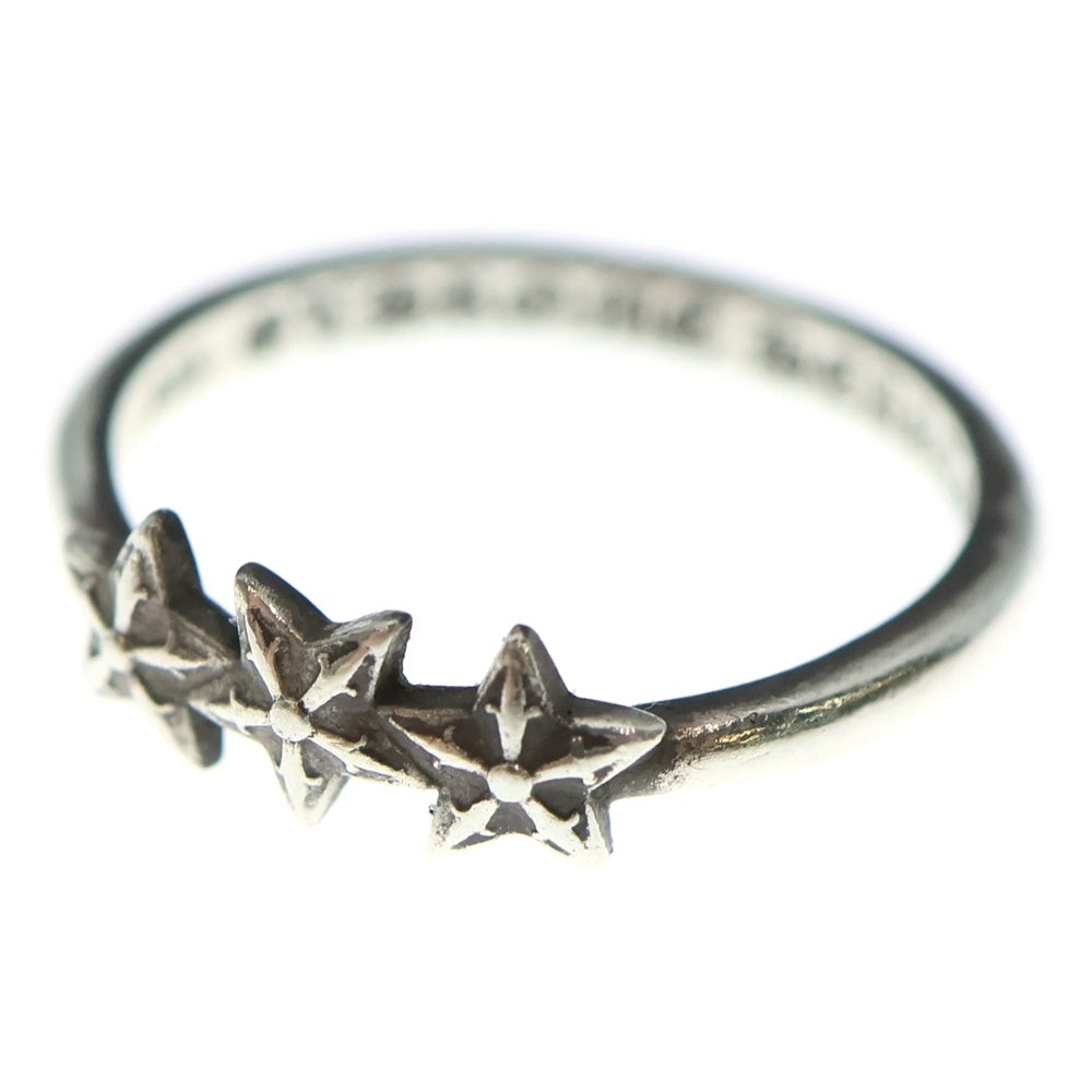 CHROME HEARTS(クロムハーツ) BUBBLEGUM 3STAR バブルガム3スター リング シルバー BCA411