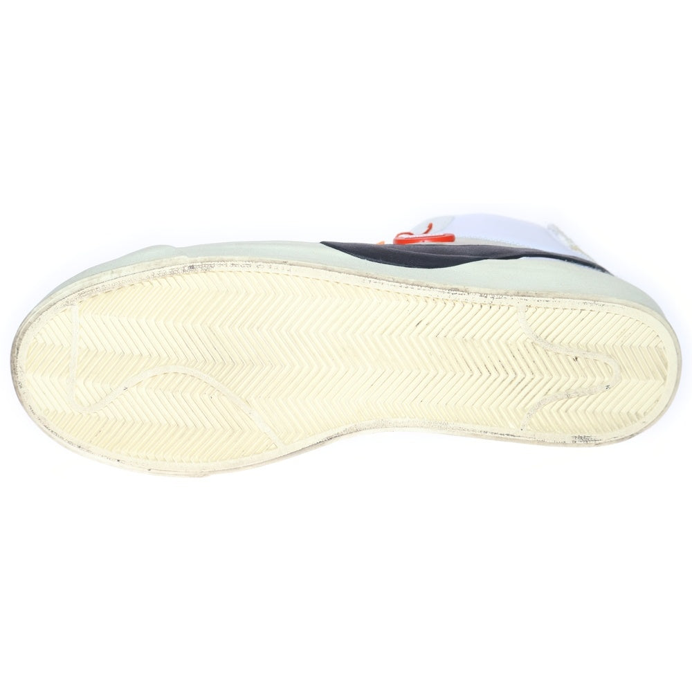 NIKE(ナイキ) ×OFF-WHITE The 10 BLAZER MID AA3832-100 オフホワイト ブレザー ハイカットスニーカー US8.5/26.5cm ホワイト