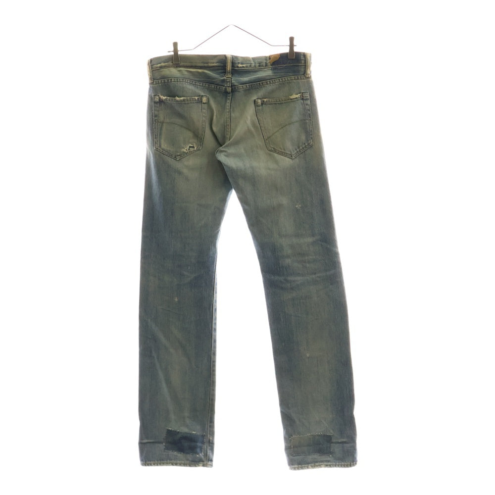 HYSTERIC GLAMOUR(ヒステリックグラマー) スタッズ ボタンフライ デニムパンツ インディゴ