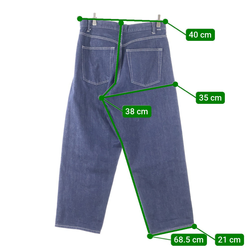 Graphpaper(グラフペーパー) ×CIOTA シオタ サンプル ジップフライ デニムパンツ インディゴ