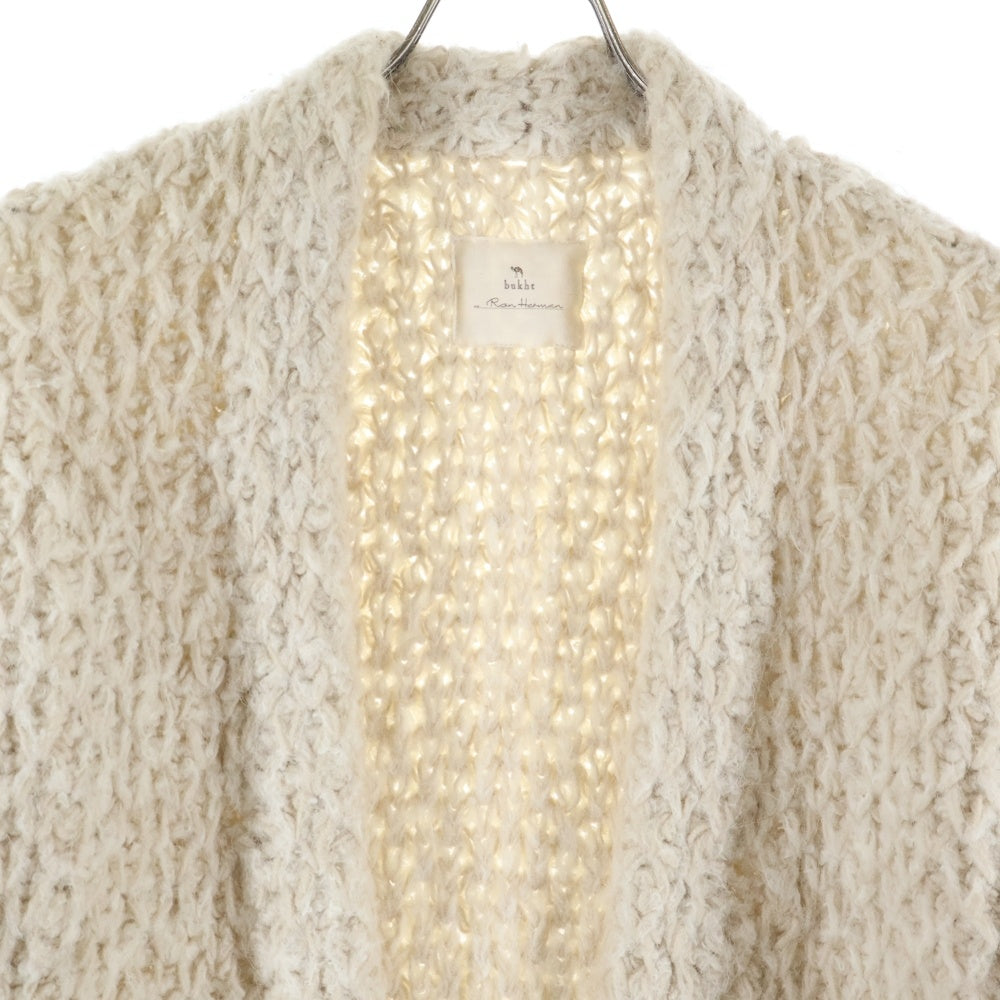 bukht(ブフト) ×Ron Herman ロンハーマン アルパカ混 ニット カーディガン セイル BV-006302
