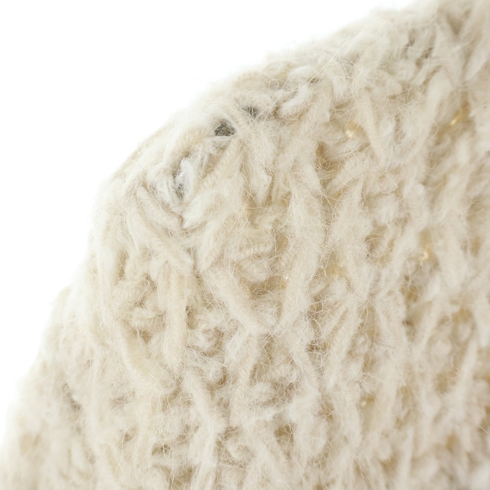 bukht(ブフト) ×Ron Herman ロンハーマン アルパカ混 ニット カーディガン セイル BV-006302