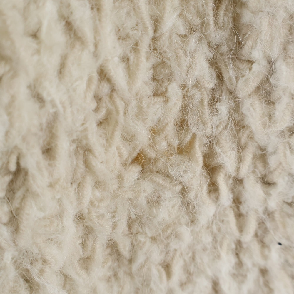 bukht(ブフト) ×Ron Herman ロンハーマン アルパカ混 ニット カーディガン セイル BV-006302