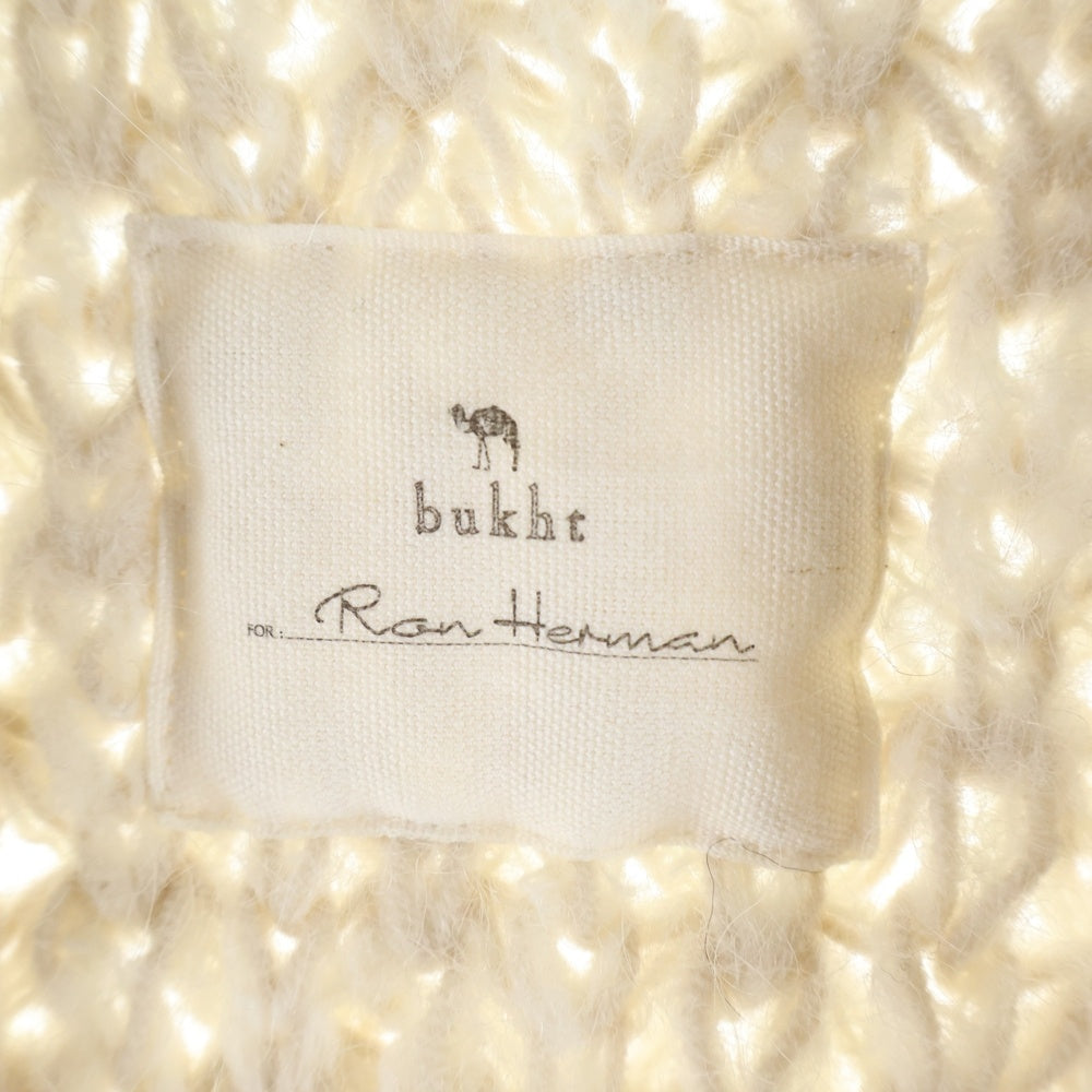 bukht(ブフト) ×Ron Herman ロンハーマン アルパカ混 ニット カーディガン セイル BV-006302