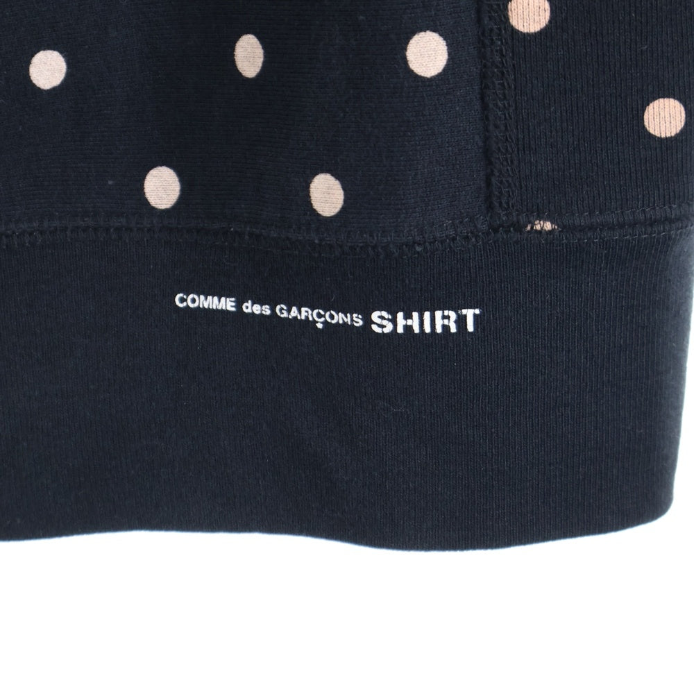 SUPREME(シュプリーム) 12SS × COMME des GARCONS SHIRT Box Logo Pullover コムデギャルソン シャツ ドット ボックスロゴ プルオーバーパーカー ブラック