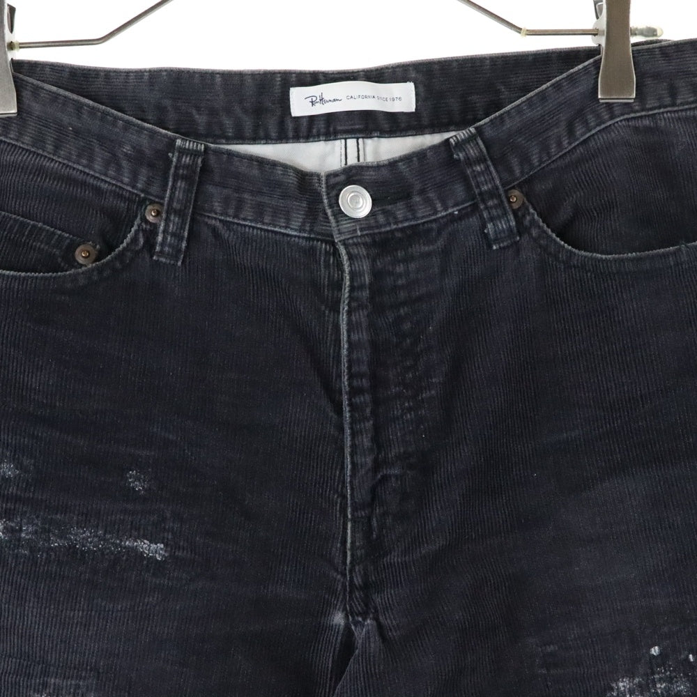 RON HERMAN(ロンハーマン) ダメージ加工 ジップフライ コーデュロイパンツ グレー 612060030