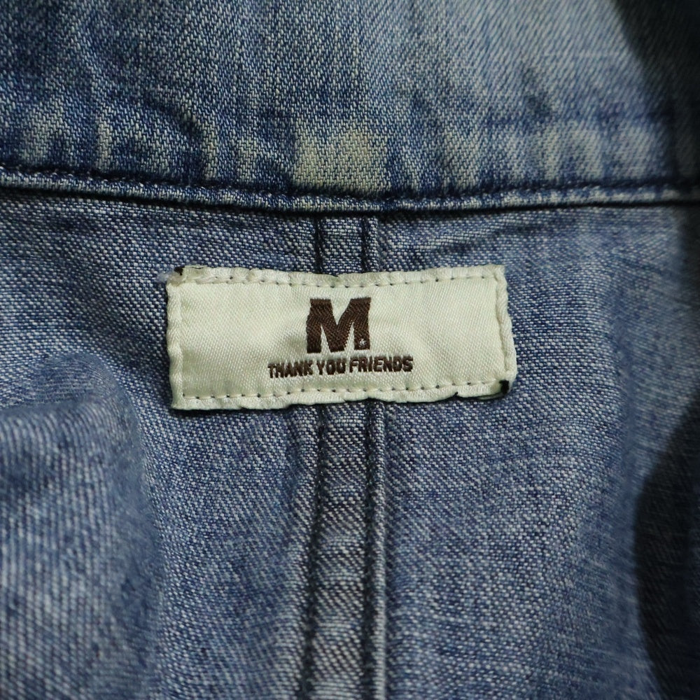 M THANK YOU FRIENDS(エム サンキューフレンズ) デニム チェスターコート インディゴ