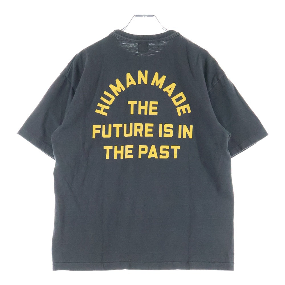 HUMAN MADE(ヒューマンメイド) 24AW 両面プリントTシャツ 半袖カットソー ブラック