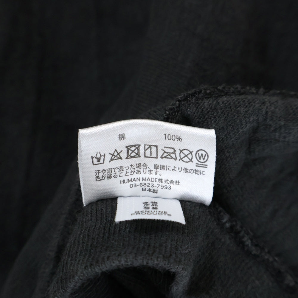 HUMAN MADE(ヒューマンメイド) 24AW 両面プリントTシャツ 半袖カットソー ブラック