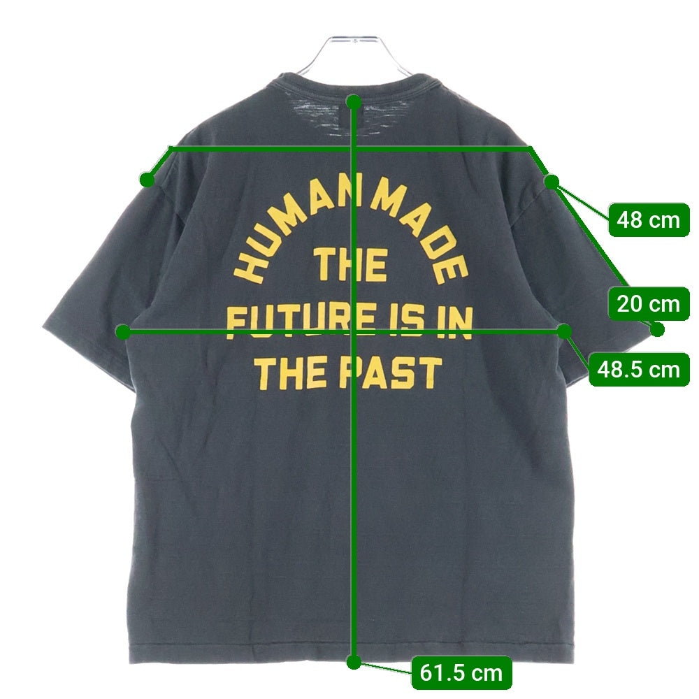 HUMAN MADE(ヒューマンメイド) 24AW 両面プリントTシャツ 半袖カットソー ブラック