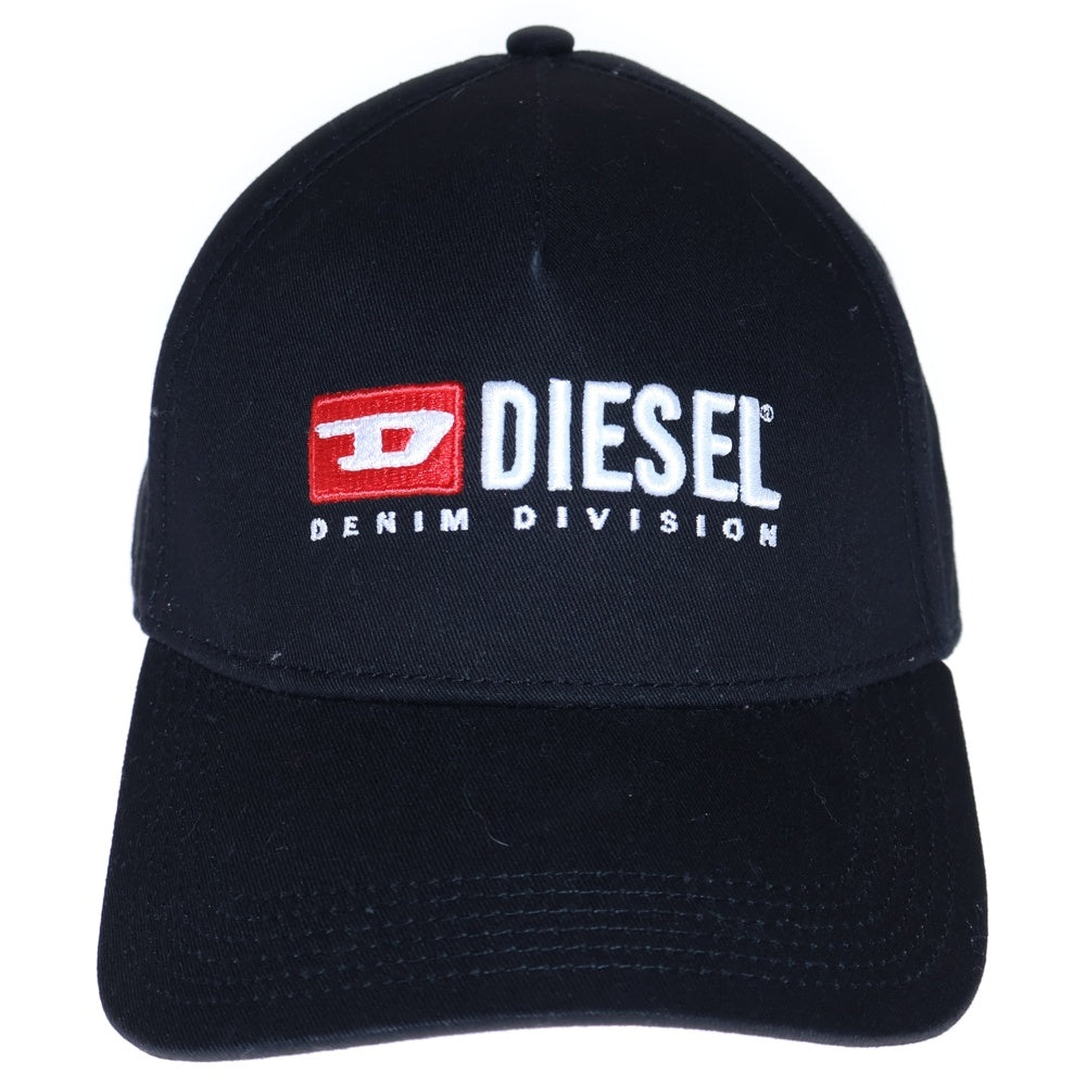 DIESEL(ディーゼル) 刺繍ロゴ キャップ 帽子 ブラック