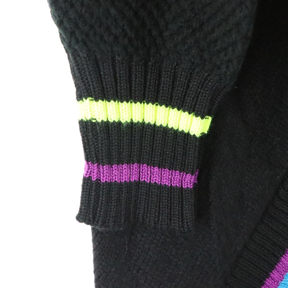 DIESEL(ディーゼル) アシンメトリー プルオーバー ニットセーター ブラック レディース