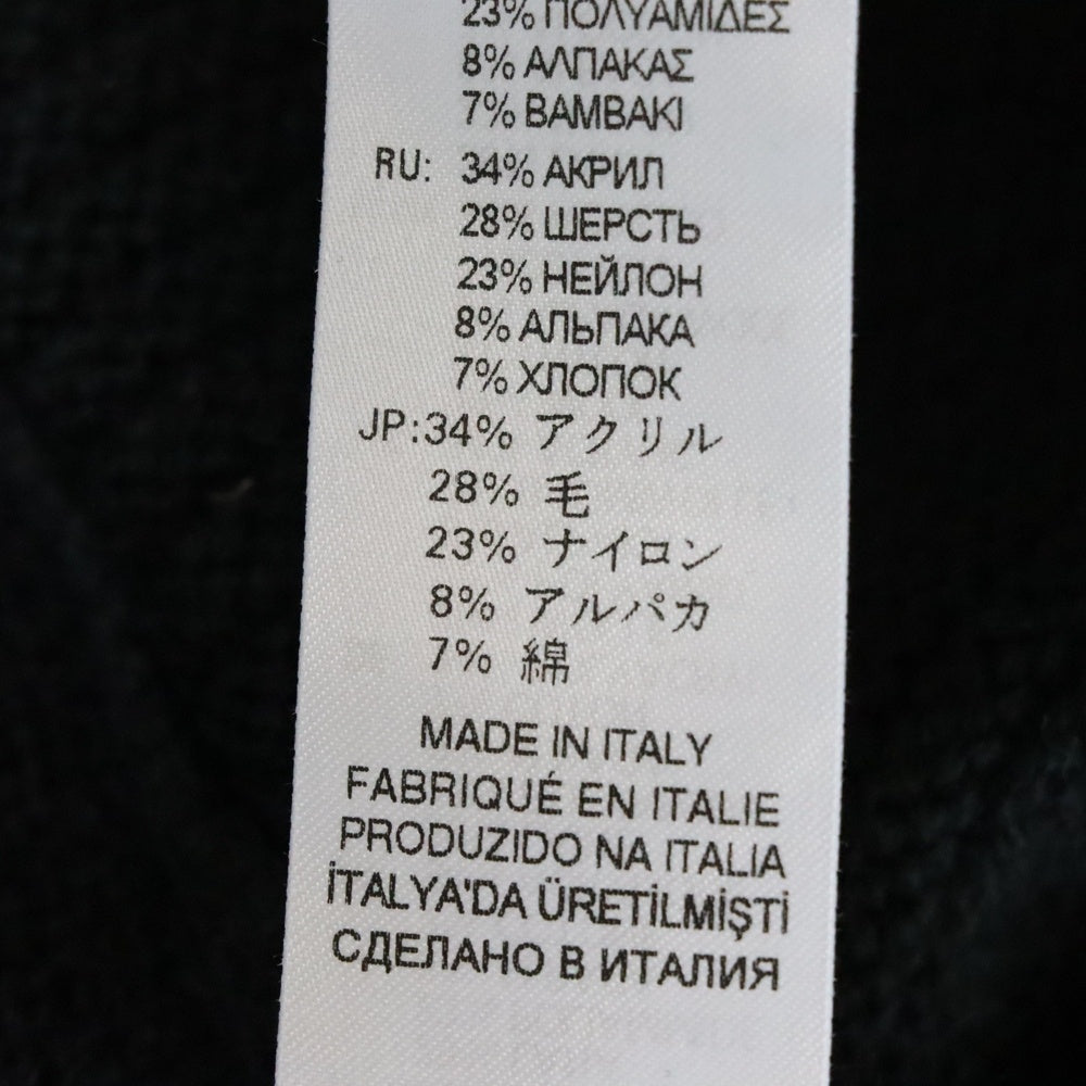 DIESEL(ディーゼル) アシンメトリー プルオーバー ニットセーター ブラック レディース