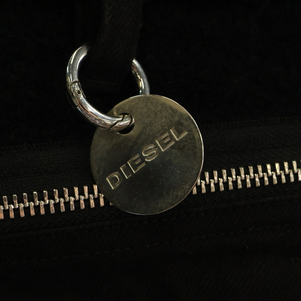 DIESEL(ディーゼル) 変形 ウール ミニスカート ブラック レディース