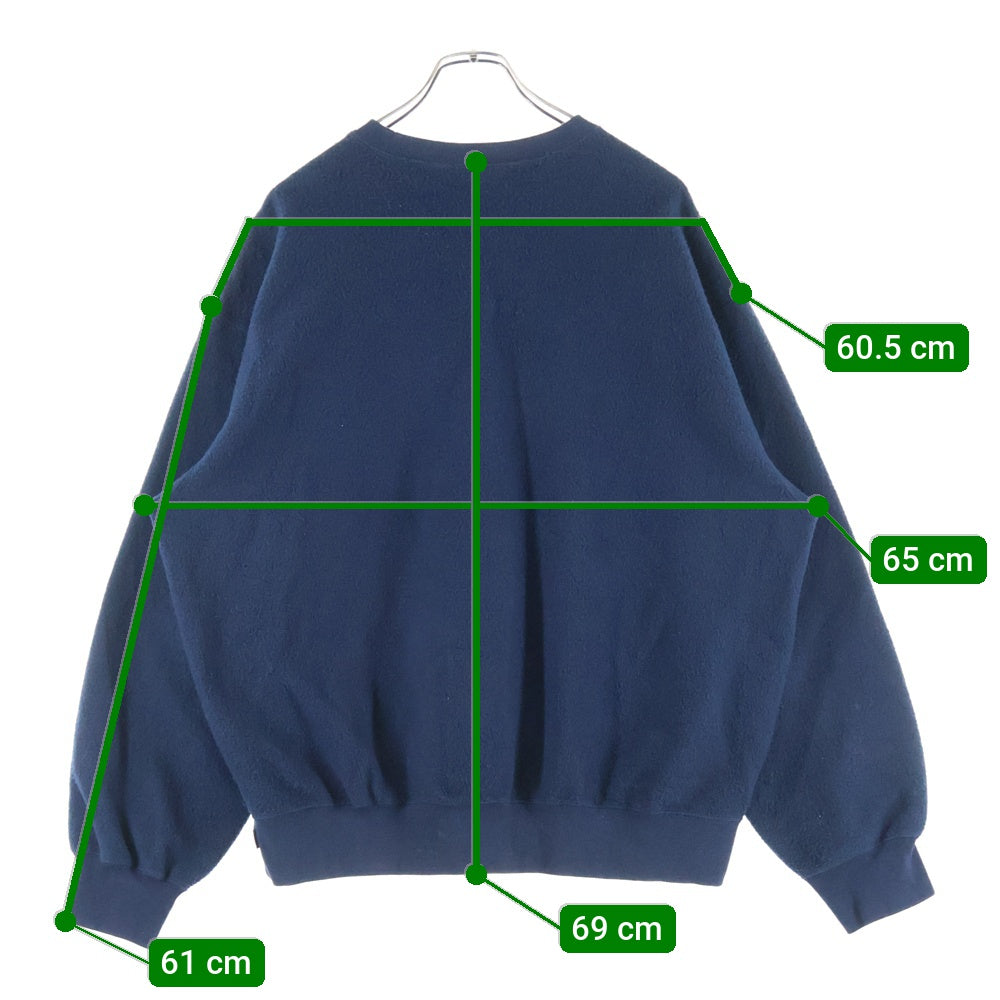 SUPREME(シュプリーム) 23AW INSIDE OUT CREWNECK インサイドアウト クルーネック スウェットトレーナー ネイビー
