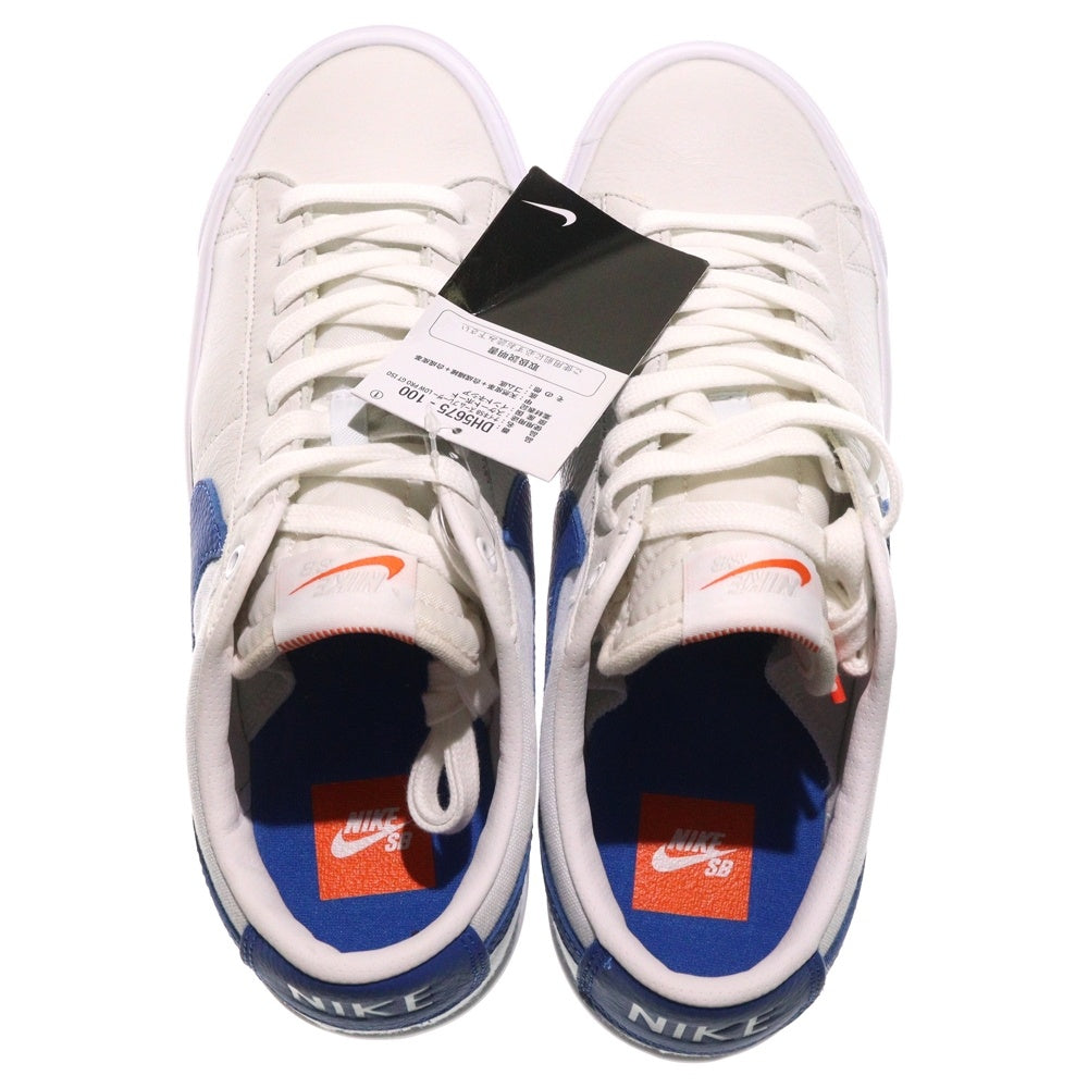 NIKE SB(ナイキエスビー) ORANGGE LABEL ZOOM BLAZER LOW DH5675-100 オレンジ レーベル ズーム ブレーザー ロー プロ GT ISO US10/28.0cm ホワイト/ブルー